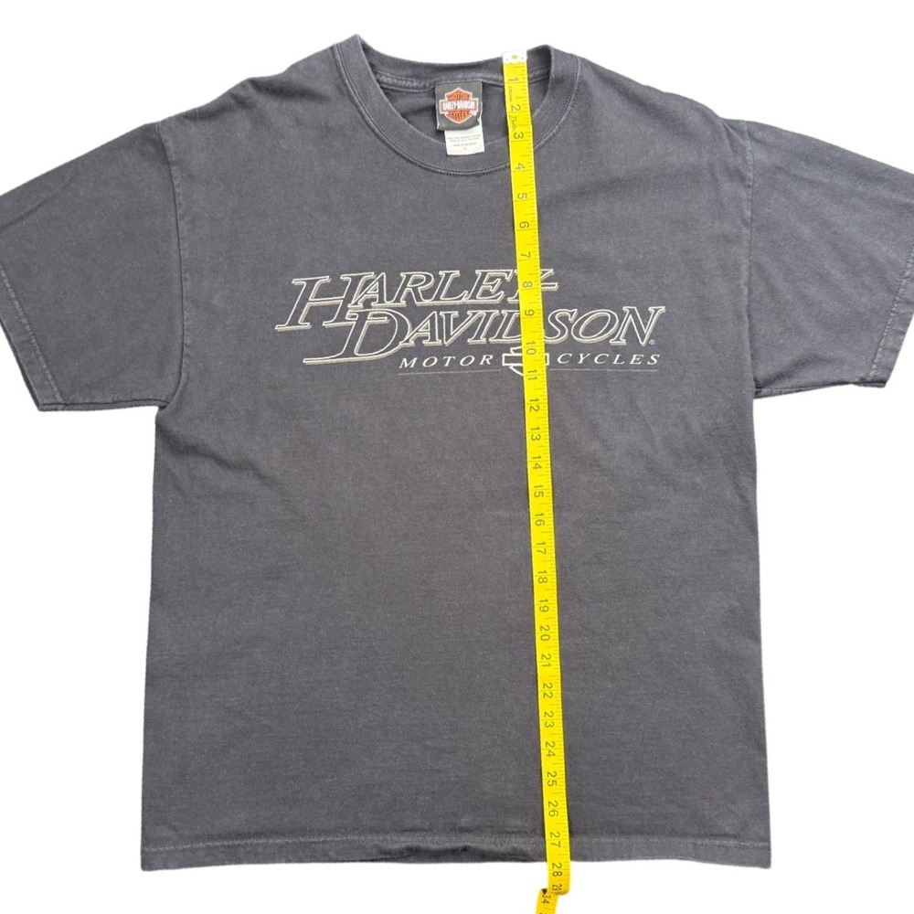 Harley Davidson Mt Cheaha Oxford‎ AL T Shirt Large Made USA Hanes Beefy - Picture 6 of 7